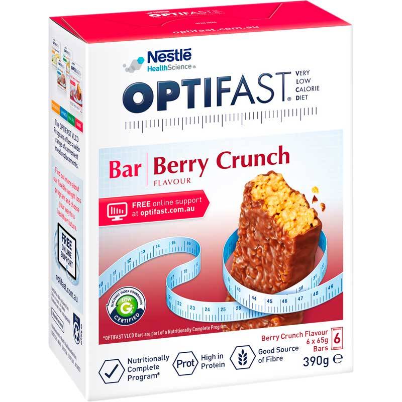 OPTIFAST VLCD Bars BerryCrunch 6x65g