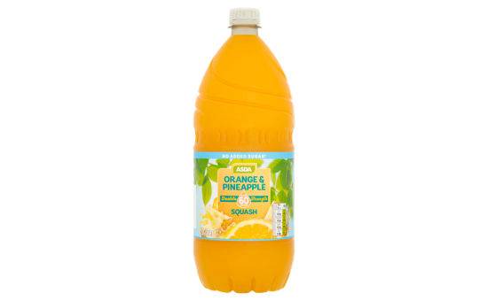 ASDA No Added Sugar Orange & Pineapple Squash 1.5L