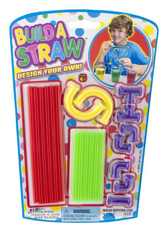 Ja-Ru Build a Straw (1 set)