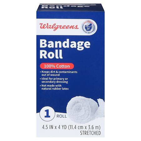Walgreens 100 % Cotton Bandage Roll