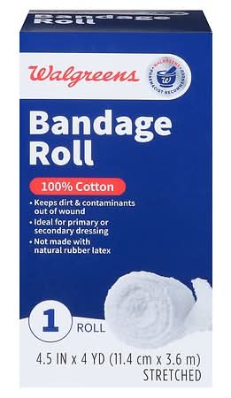 Walgreens 100 % Cotton Bandage Roll