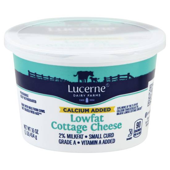 Lucerne Lowfat 2% Calcium Fortified Cottage Cheese (16 oz)