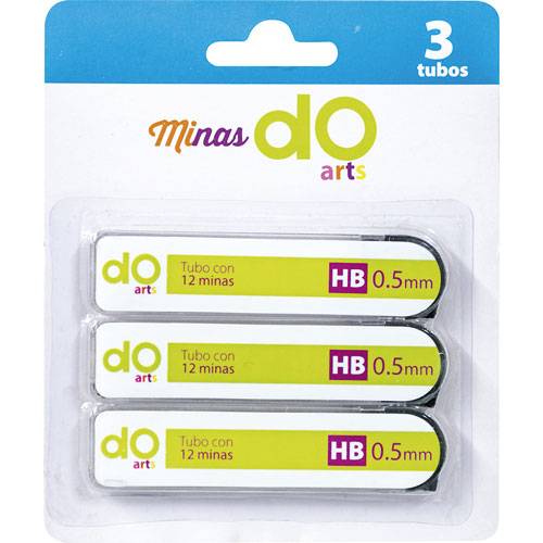 Doarts · Minas doarts 0.5mm hb blíster con 3 tubos (211,8 g)
