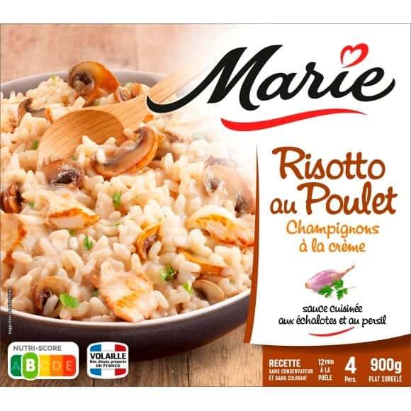 Marie - Risotto au poulet, champignons à la crème (900g)
