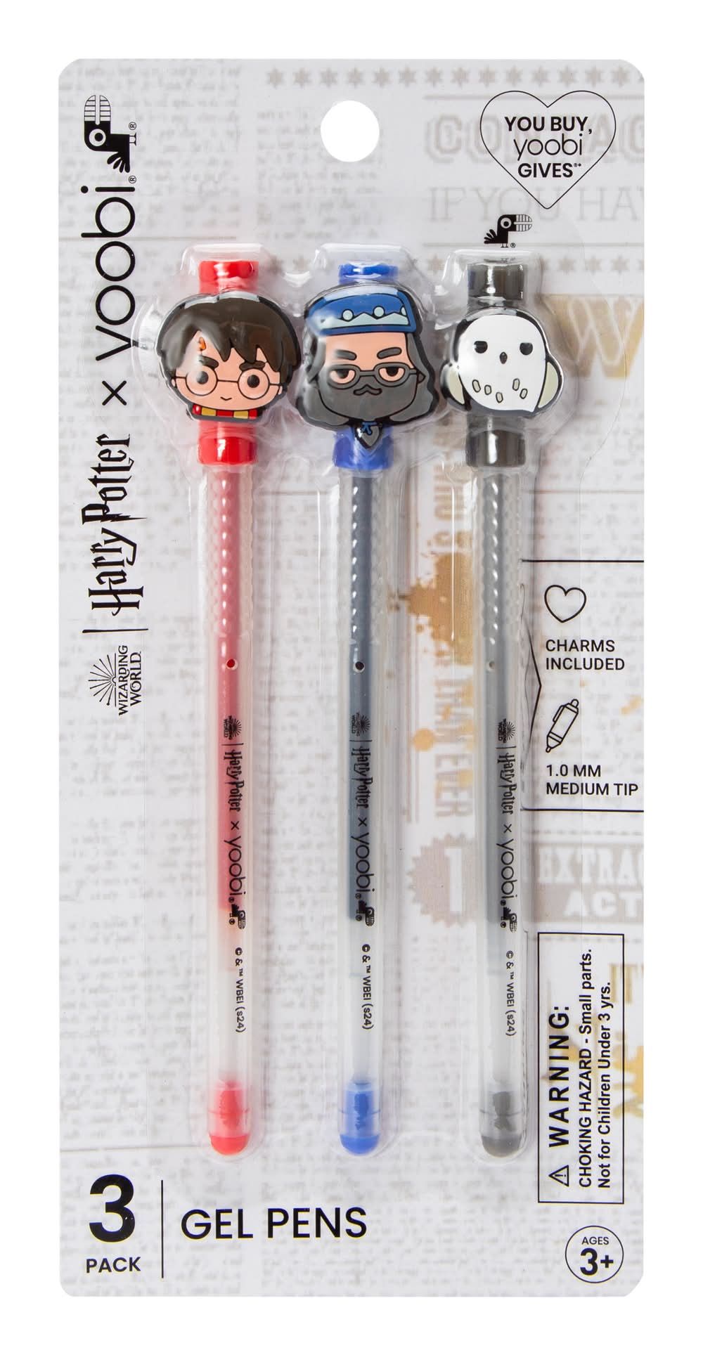 Harry Potter™ x Yoobi® Gel Pens 3-Count Dumbledore
