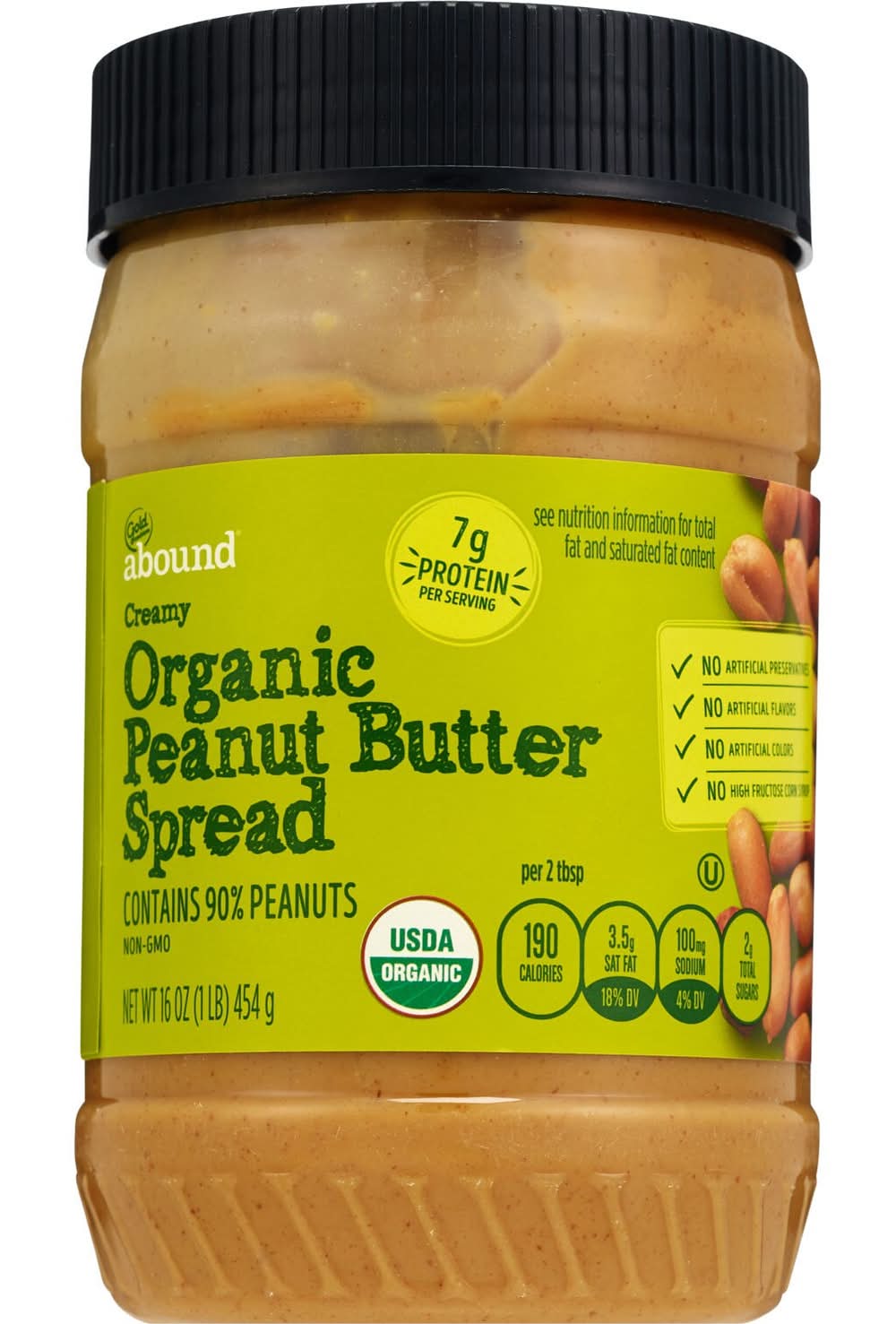 Once Again Lightly Sweetened Creamy Peanut Butter (16 oz)