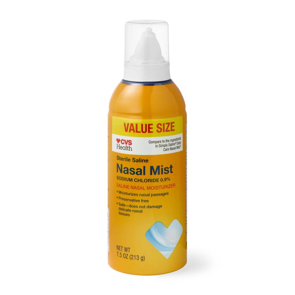 Cvs Health Sterile Saline Nasal Mist