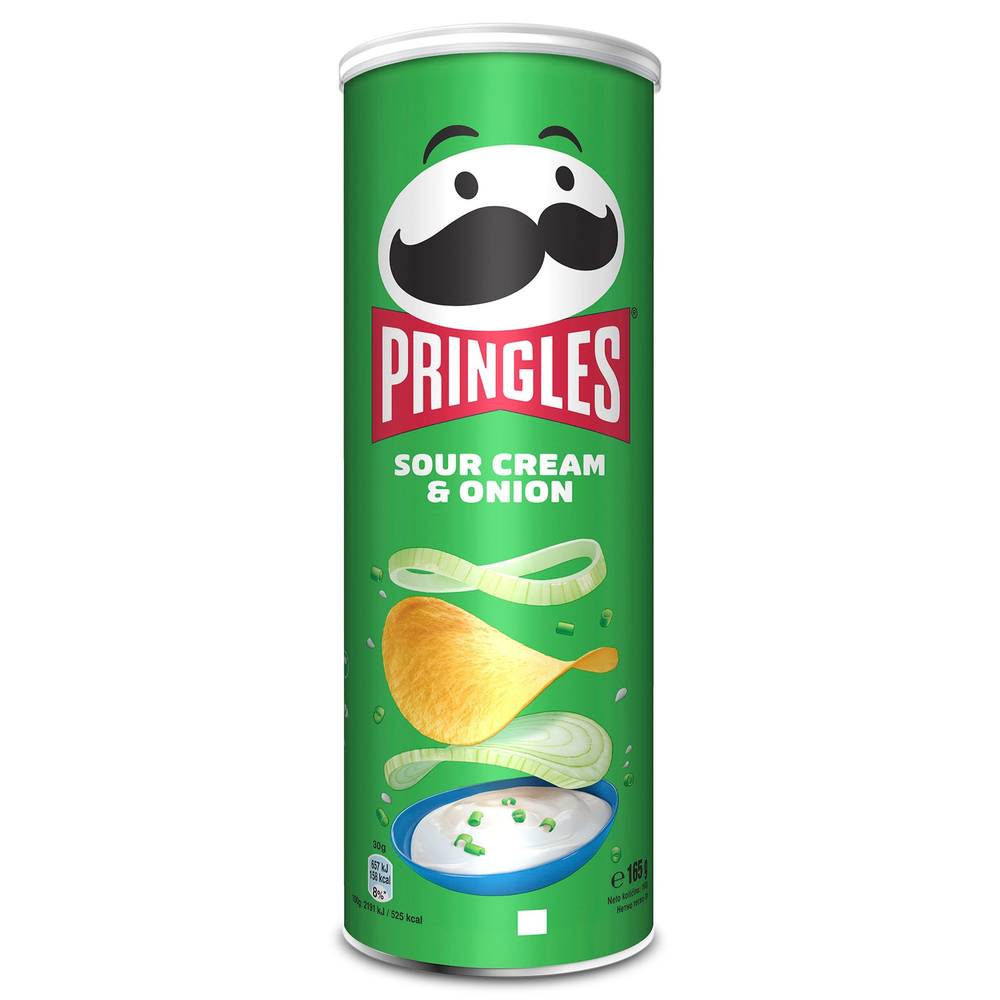 Patatas Fritas Sabor Crema Y Cebolla Pringles Bote 165 G