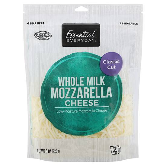 Essential Everyday Whole Milk Mozzarella Cheese