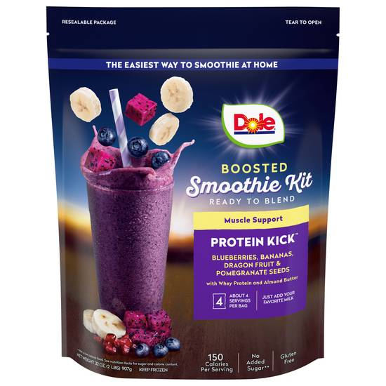 Dole Boosted Blends Blueberry & Banana Protein Smoothie