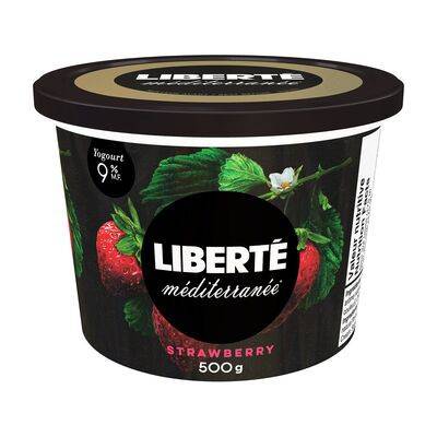 Liberté Méditerranée Yogurt Strawberry 9% (500 g)