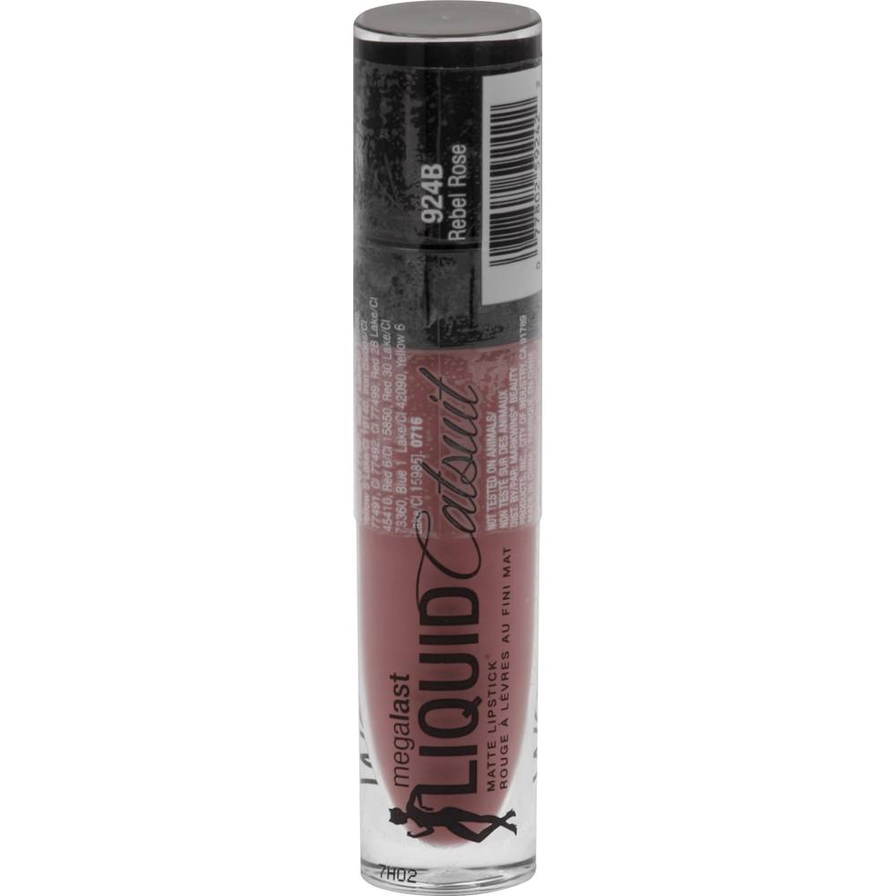 wet n wild Megalast Liquid Matte Rebel Rose Lipstick (0.3 oz)