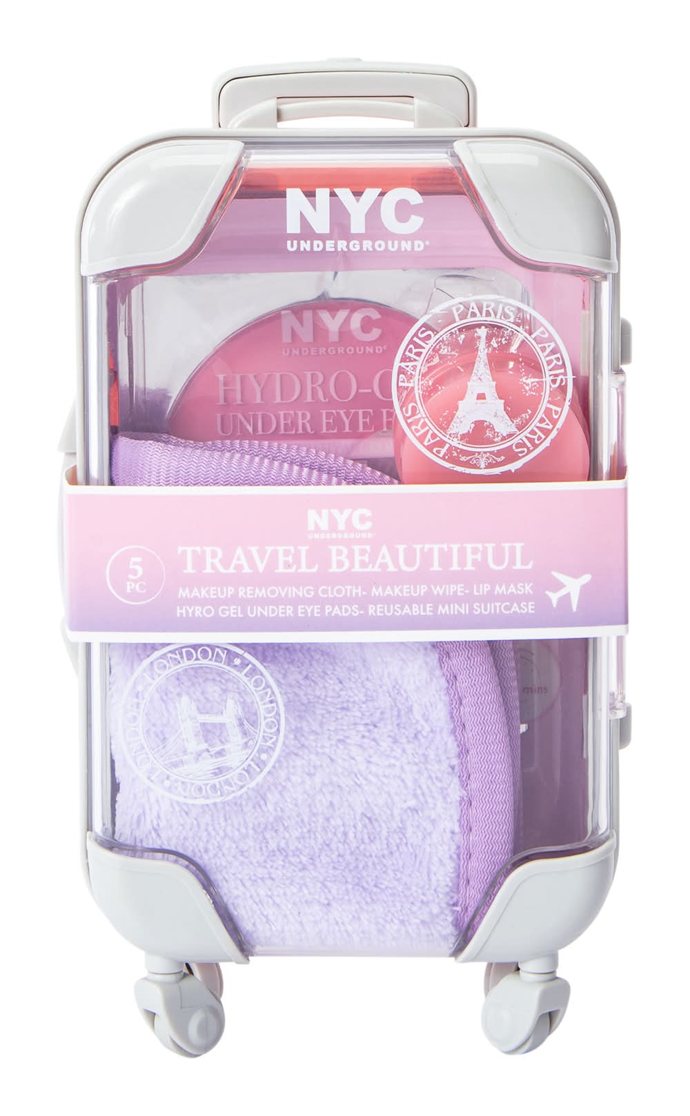 NYC Underground® Travel Beautiful Suitcase 5-Set