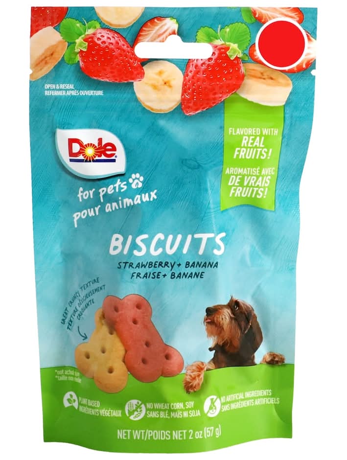 Dole Biscuits For Dogs, Strawberry-Banana (2 oz)