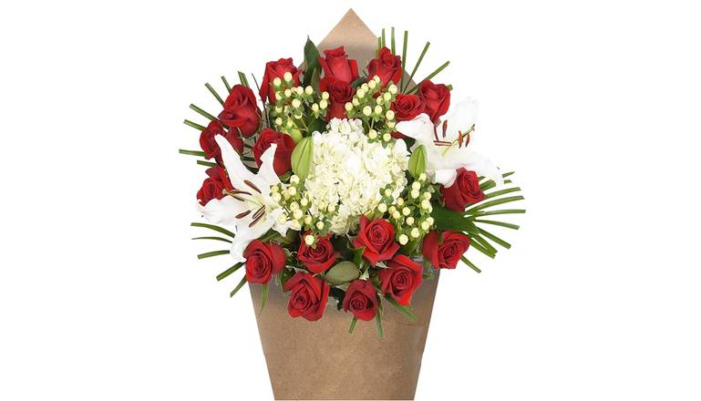 Bloom Haus™ 18 Plus Rose Bouquet - Red