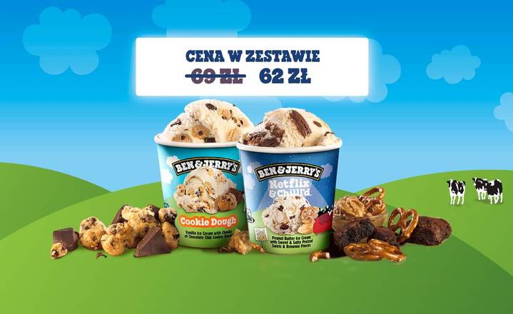 Zestaw 2 kubków BEN&JERRY'S
