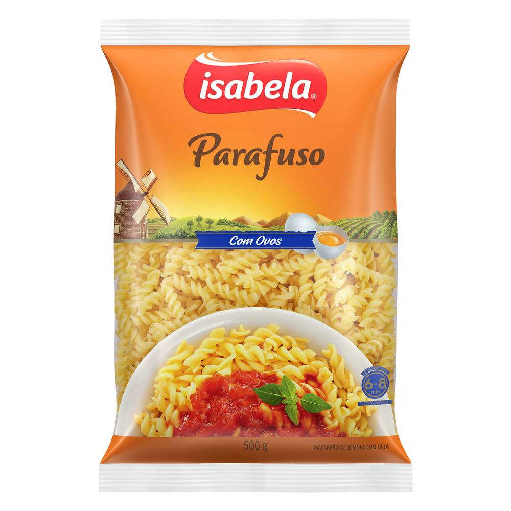 Isabela massa parafuso (500g)