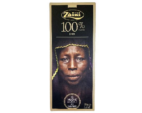 義大利采霓 100%極黑巧克力 75G(乾貨)^301456697