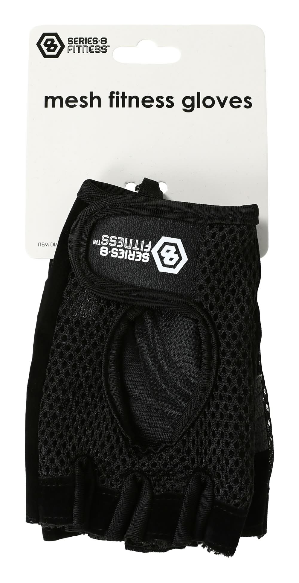 Mesh Fitness Gloves Small/Medium Black