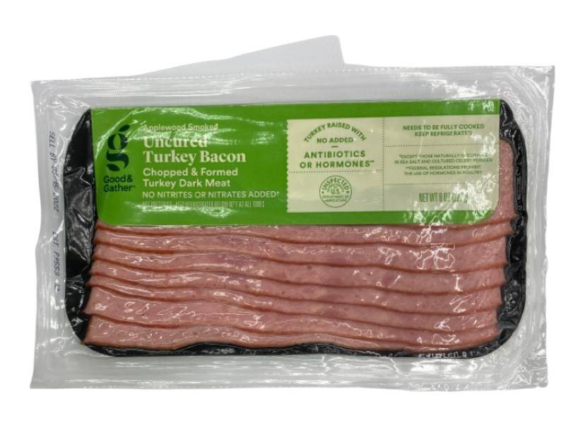 Good & Gather Applewood Smoked Uncured Turkey Bacon (8 oz)
