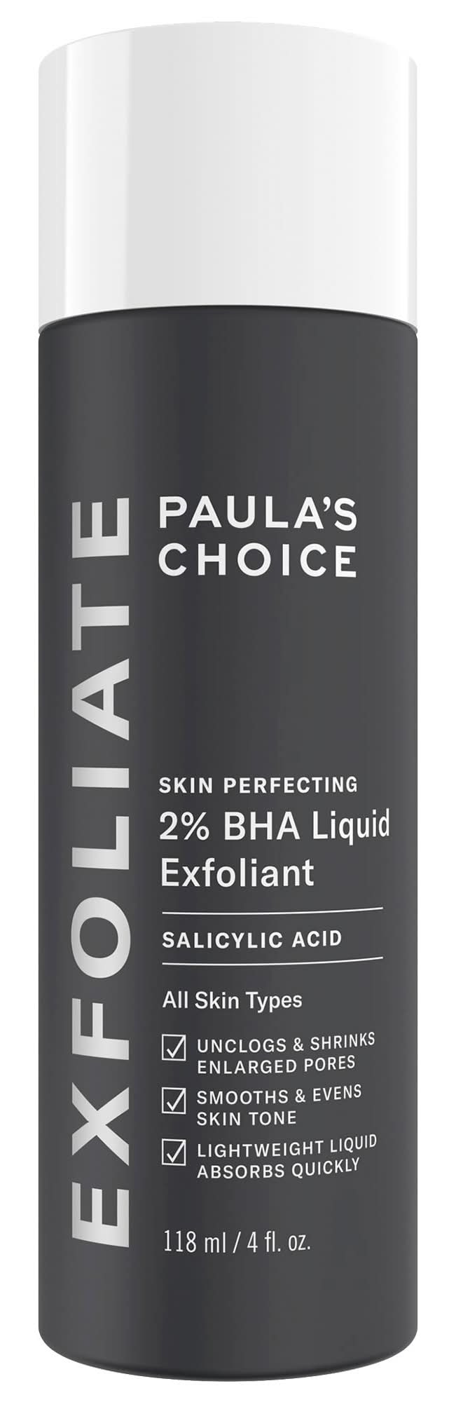 Paula'S Choice Skin Perfecting 2% BHA Exfoliating Toner for Clear Skin 4 oz/118 ml