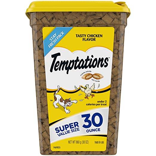 Temptations Treats for Cats Bundle:Tasty Chicken (16 oz)