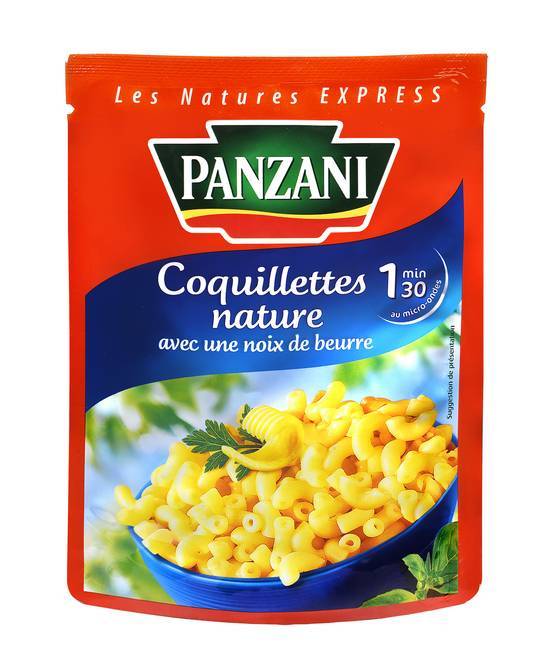 Panzani - Coquillettes natures avec noix de beurre (200g)