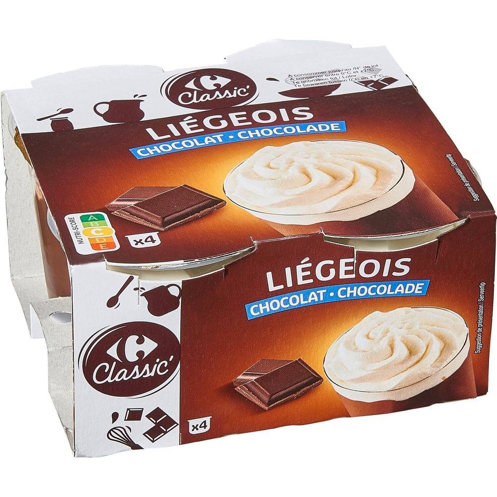 Carrefour - Liégeois chocolat