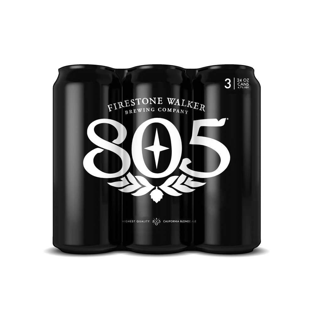 Firestone Walker Walker 805 Blonde Ale Beer (3 x 24 oz)