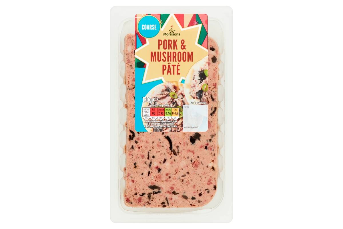 Morrisons Coarse Pork & Mushroom Pate (170g)