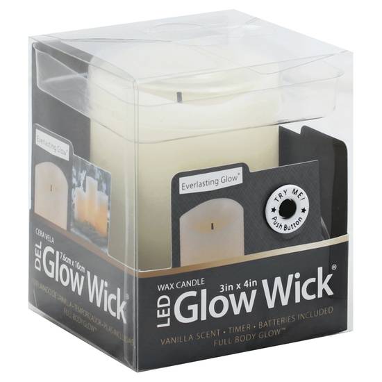 Everlasting Glow Wick Wax Candle