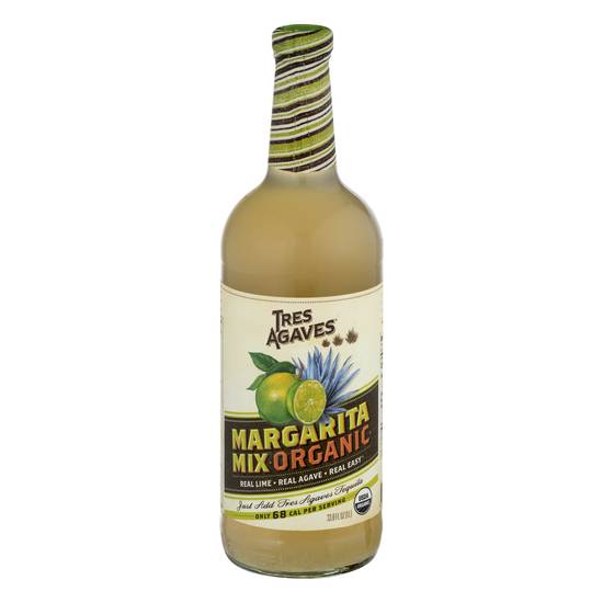 Tres Agaves Margarita Mix Organic Real Lime (33.8 fl oz)