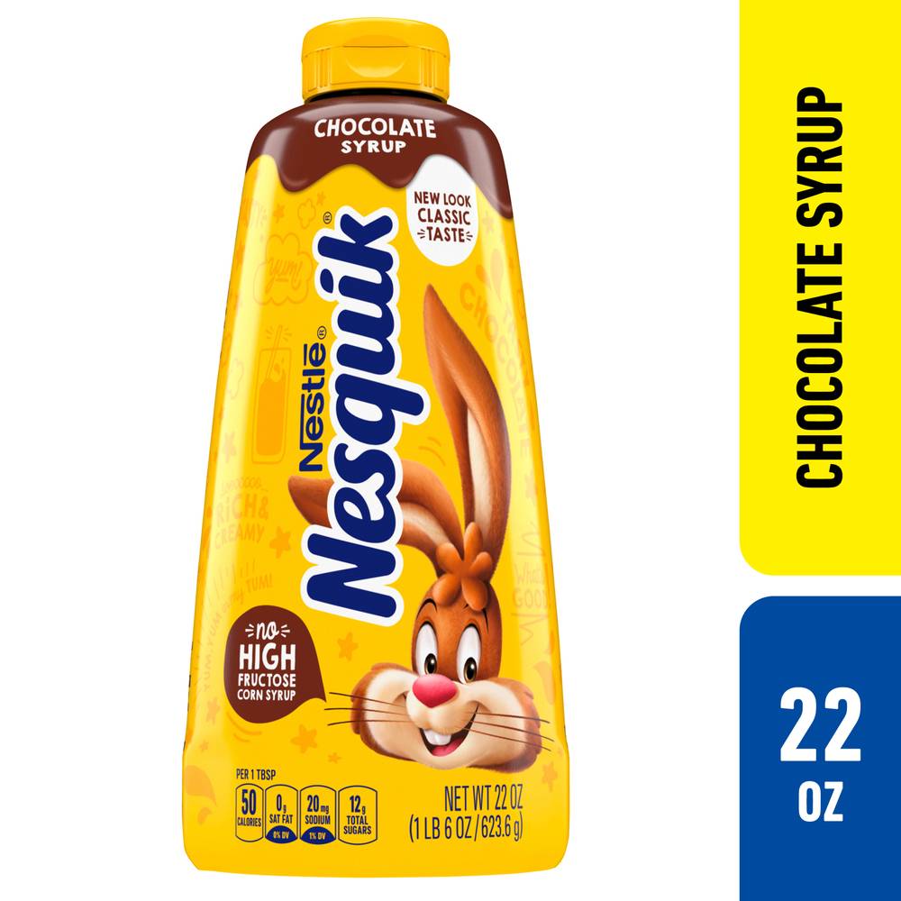 Nesquik Chocolate Syrup For Milk or Ice Cream (22 oz)