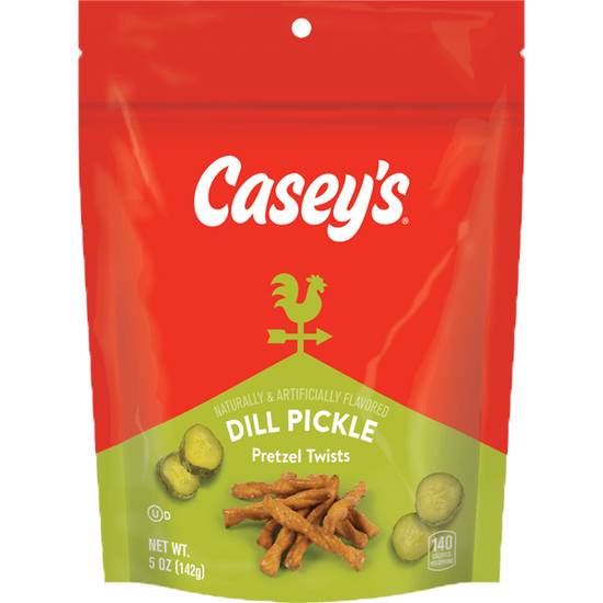 Casey's Dill Pickle Seasoned Pretzel Twists 5oz