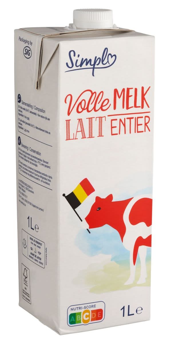Simpl Lait Entier 1 L