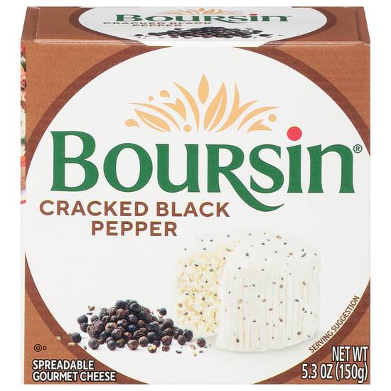 Boursin Cracked Black Pepper Gournay Cheese