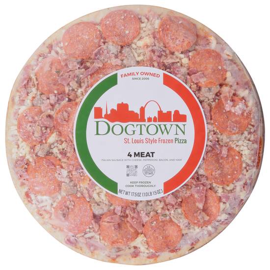 Dogtown St. Louis Style 4 Meat Frozen Pizza