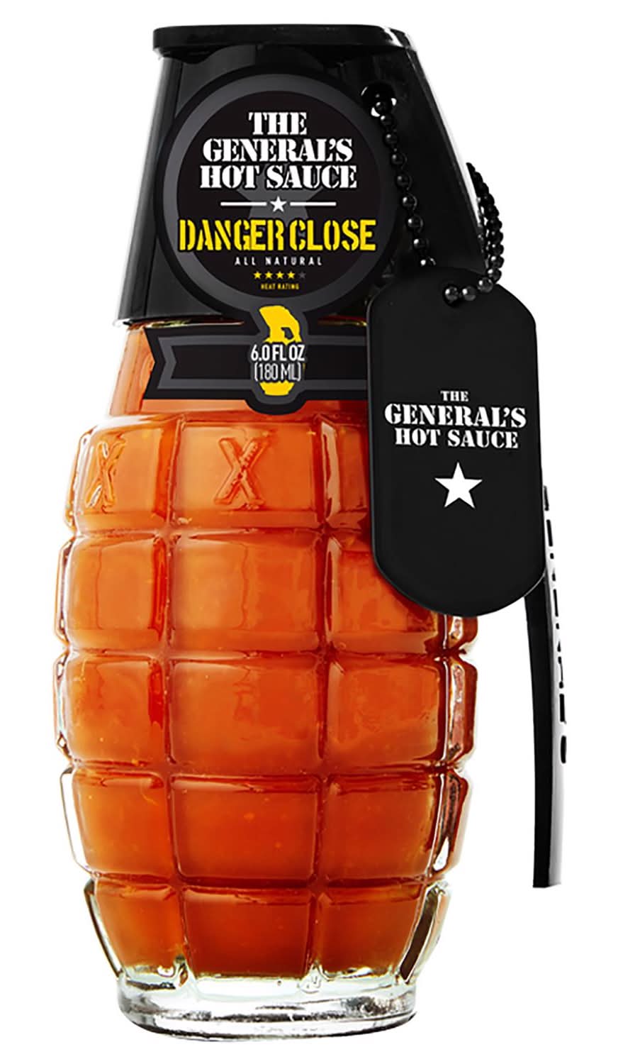The General'S Hot Sauce All Natural Danger Close Sauce 6 Oz