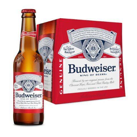 Budweiser 12 Pack 12oz Bottle