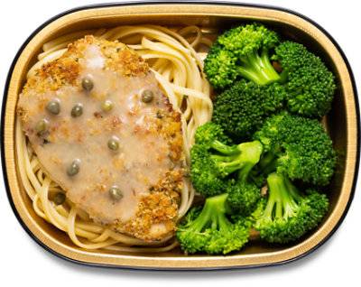 Chicken Picatta With Linguine Meal Cold