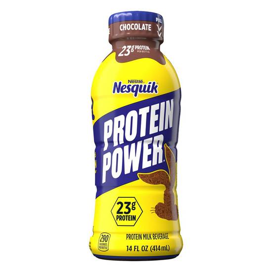 Nesquik Protein Powder Chocolate Flavor Milk Beverage (14 fl oz)