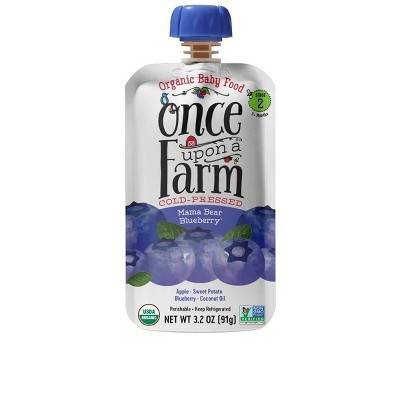 Mama Bear Blueberry Stage 2 Organic Baby Food Once Upon A Farm 3.2 oz