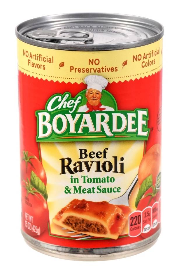 Chef Boyardee Beef Ravioli Microwave Pasta, 15 oz. Can