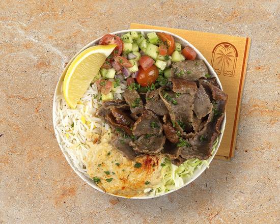 Beef and Lamb Gyro Rice Bowl