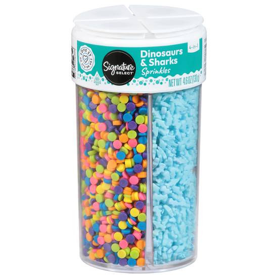 Signature Select 4-in-1 Dinosaurs & Sharks Sprinkles