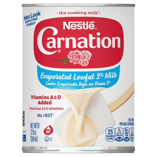 Carnation Nestlé Evaporated Lowfat 2% Milk