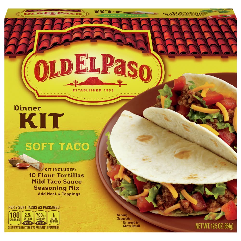 Old El Paso Soft Taco Dinner Kit (12.5 oz)