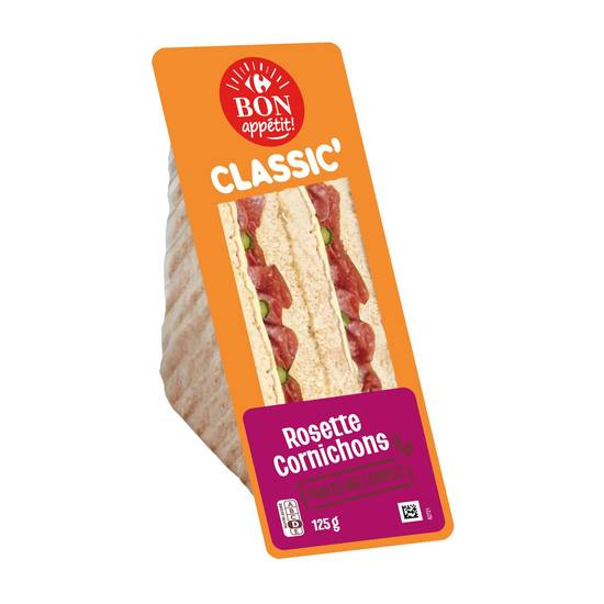 Carrefour Bon Appétit - Sandwich rosette cornichons