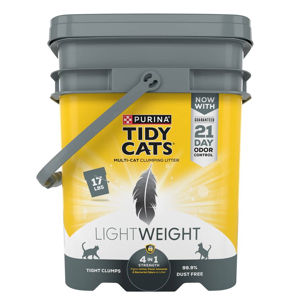 Purina Tidy Cats Strength Dust Free Clumping Multi Cat Litter (17 lbs)