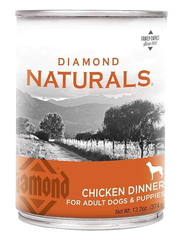 Diamond Naturals Chicken Dinner Adult & Puppy Canned Dog Food (13.2 oz)